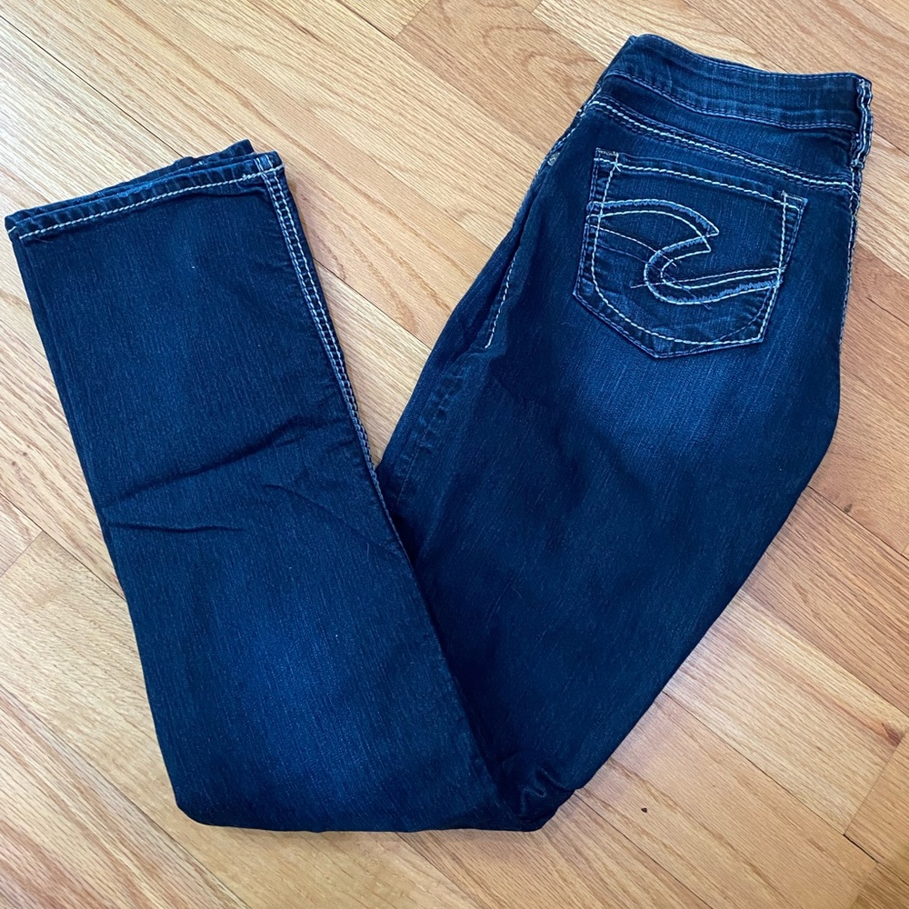 Silver bootcut jeans